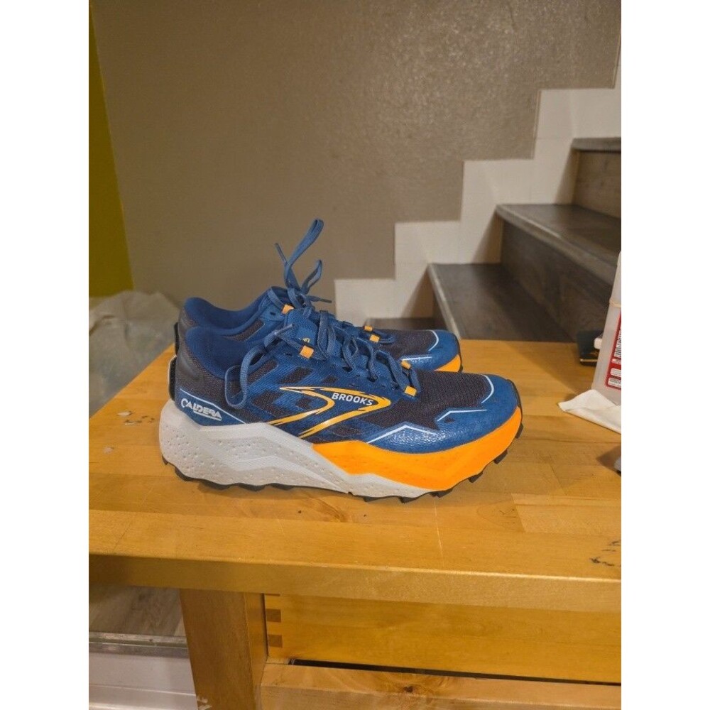Brooks Caldera 7 Trail Running Shoes Sneakers Blue Mens Size 9